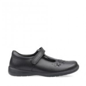 Start-Rite Star Jump School Shoes - Black Leather