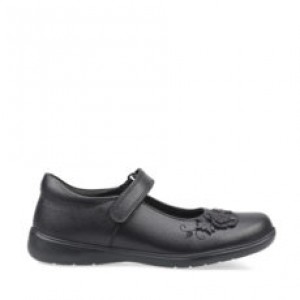Start-Rite Wish School Shoes - Black Leather