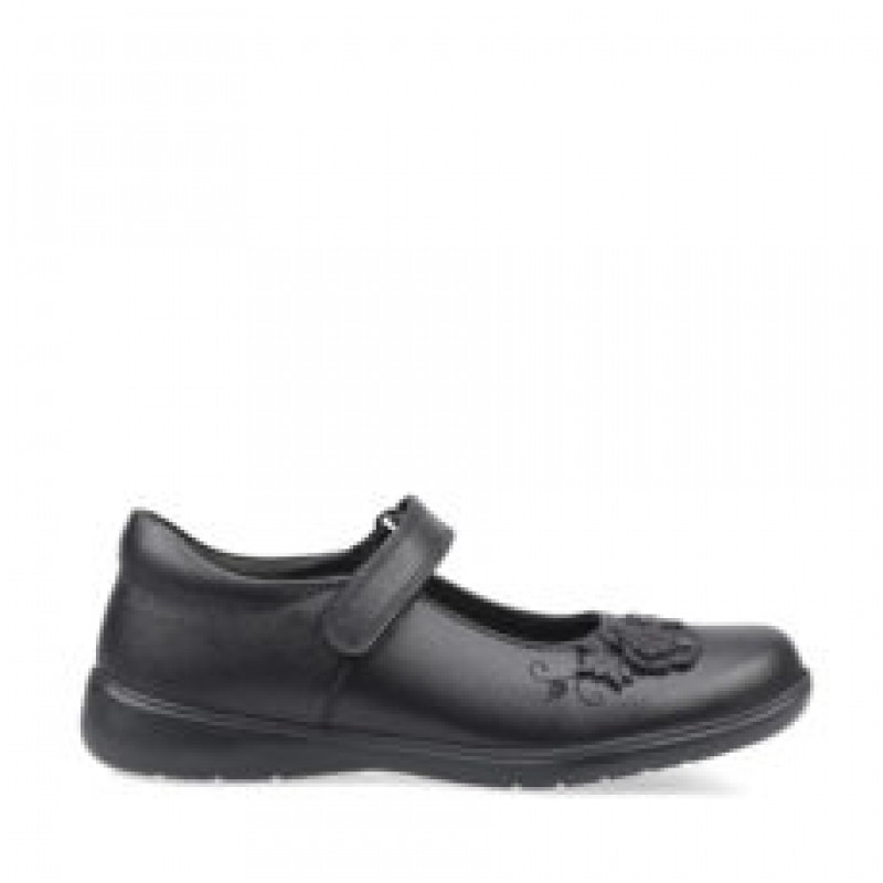 Wish School Shoes - Black Leather