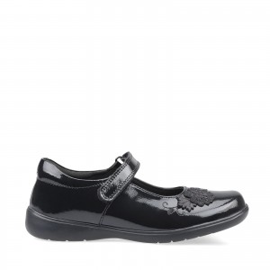 Start-Rite Wish School Shoes - Black Patent