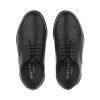 Brogue Snr School Shoes - Black Leather