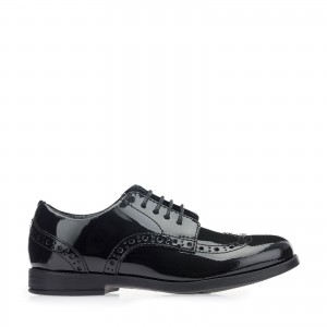 Start-Rite Brogue Pri School Shoes - Black Patent Start-Rite Brogue Pri School Shoes - Black Patent