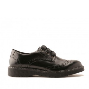 Start-Rite Angry Angels Impulsive School Shoes - Black Leather Start-Rite Angry Angels Impulsive School Shoes - Black Leather