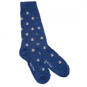 Swole Panda Football Bamboo Socks - Blue