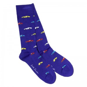 Swole Panda Classic Car Socks - Blue