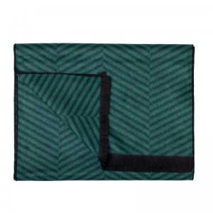Swole Panda Herringbone Scarf - Green