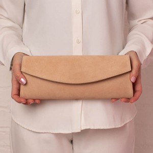 Golden Boot C-53 Clutch Bag - Soho Desert Suede Golden Boot C-53 Clutch Bag - Soho Desert Suede