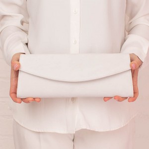 Golden Boot C-53 Clutch Bag - Panna Suede Golden Boot C-53 Clutch Bag - Panna Suede