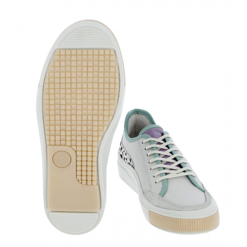 Golden Boot Luciara MON007 Trainers - Cream Leather