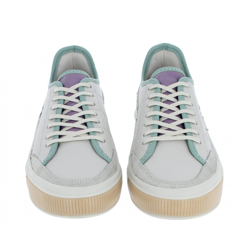 Golden Boot Luciara MON007 Trainers - Cream Leather