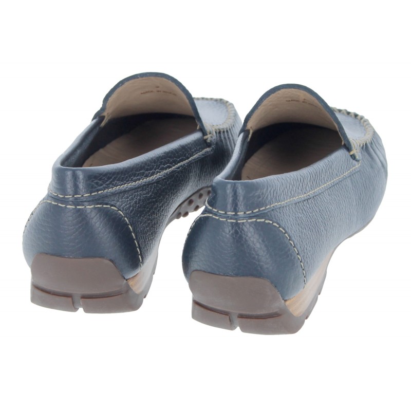 Golden Boot 40539 Loafers - Blue (Elba) Leather