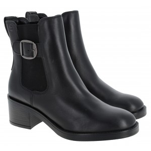 Tamaris 25307 Heeled Ankle Boots - Black Leather