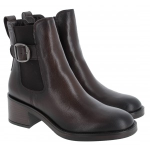 Tamaris 25307 Heeled Ankle Boots - Brown Leather
