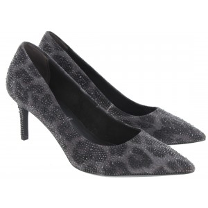 Tamaris 22468 Court Shoes -  Grey Leopard