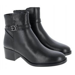 Tamaris Enrica 25017 Ankle Boots - Black Leather