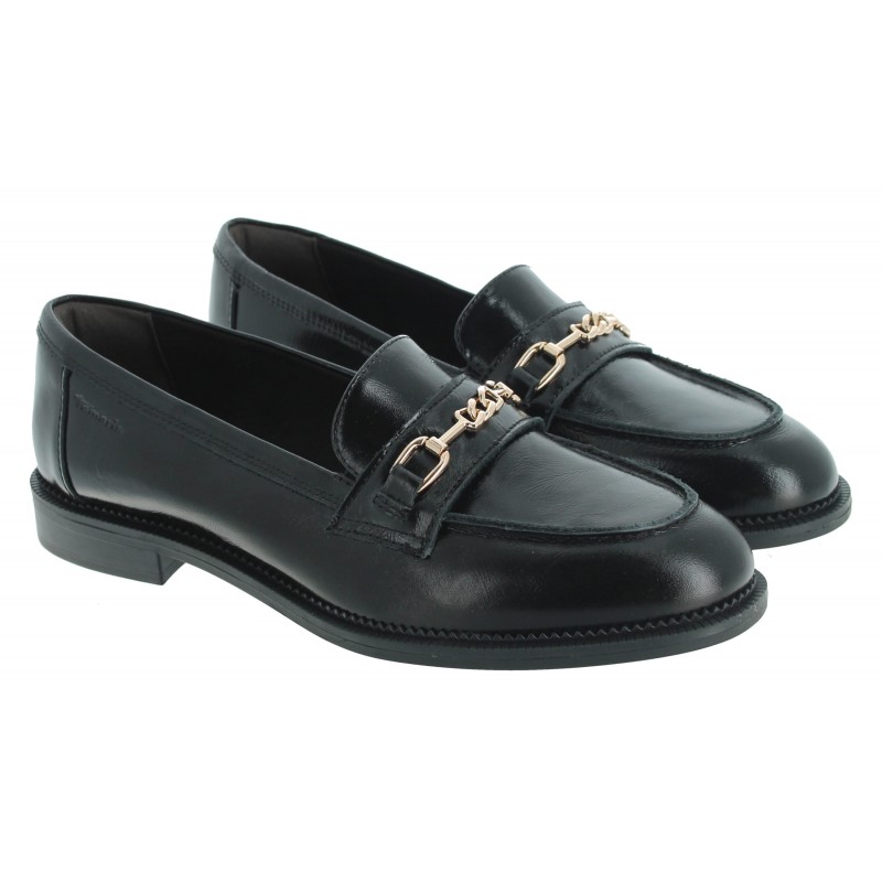24255 Loafers - Black Leather 24255 Loafers - Black Leather