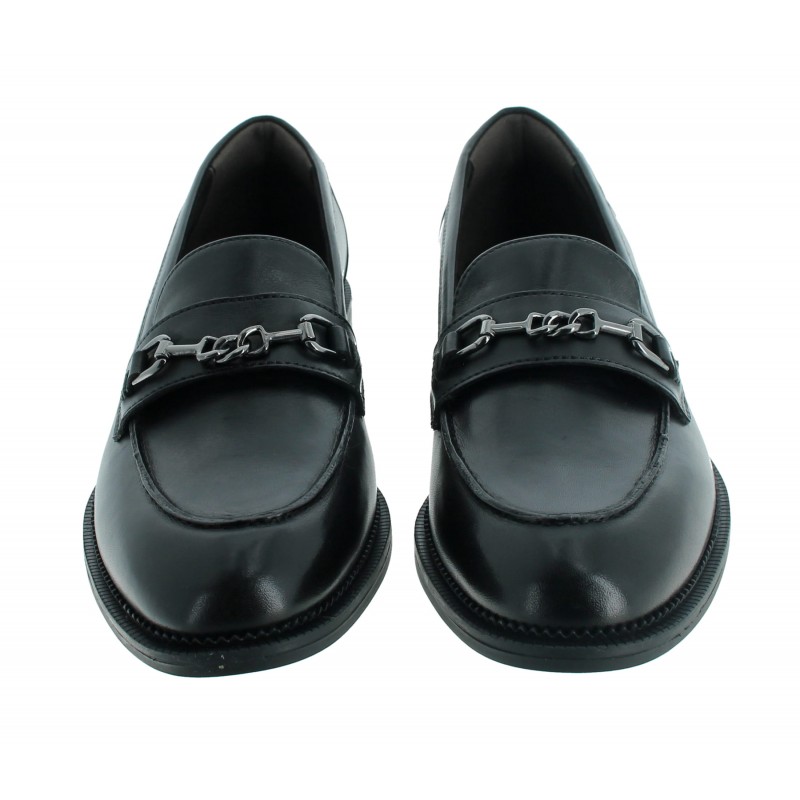 24255 Loafers - Matt Black Leather 24255 Loafers - Matt Black Leather