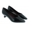 22352 Court Shoes - Black Leather