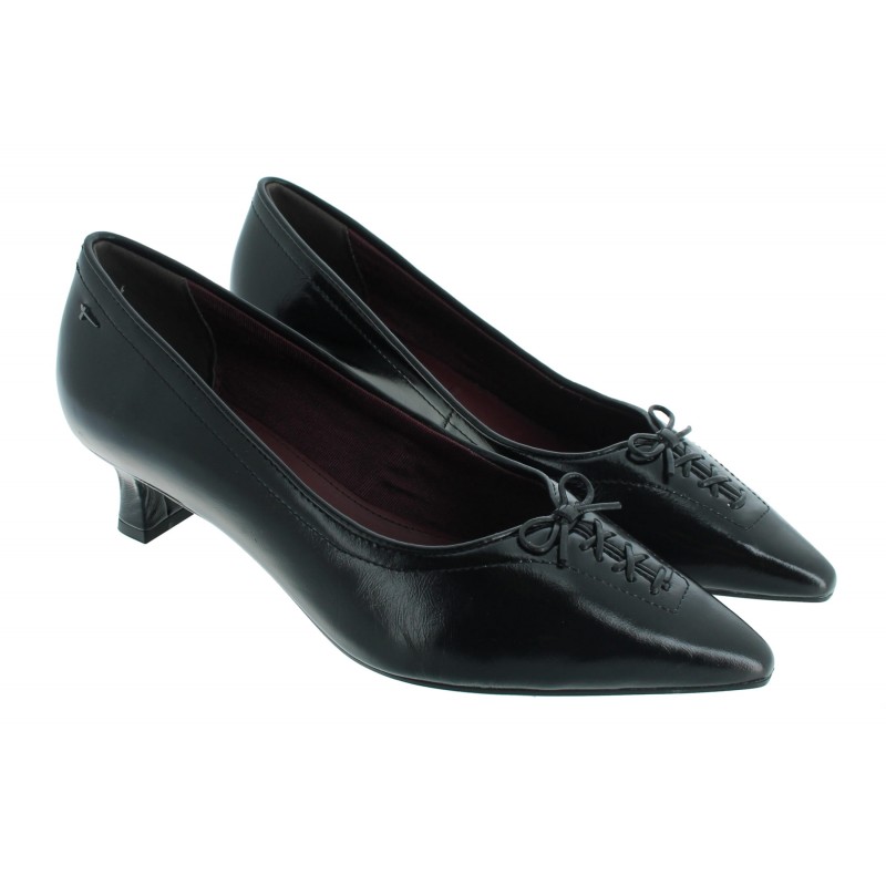 22352 Court Shoes - Black Leather