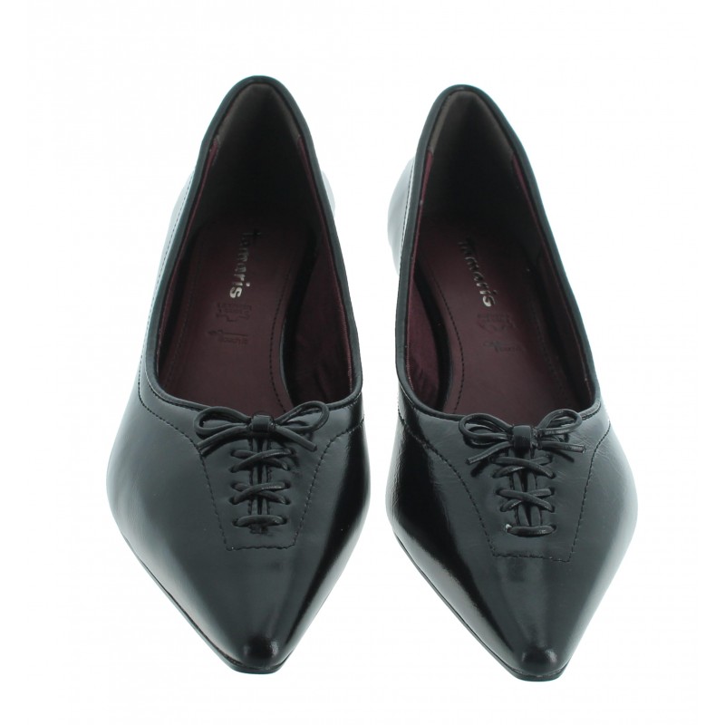 22352 Court Shoes - Black Leather
