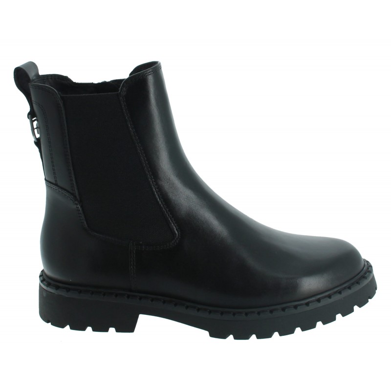 25449 Ankle Boots - Black Leather 25449 Ankle Boots - Black Leather