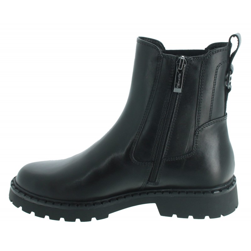25449 Ankle Boots - Black Leather 25449 Ankle Boots - Black Leather