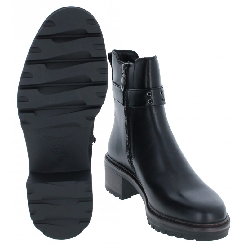 Elisavet 25006 Ankle Boots - Black Leather
