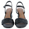 28005 Sandals - Black Leather