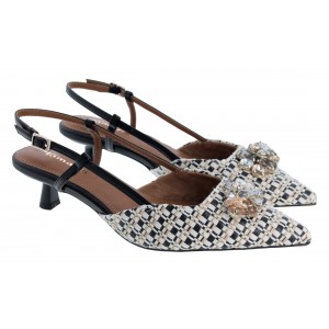Tamaris 29512 Slingback Shoes - Black Combi