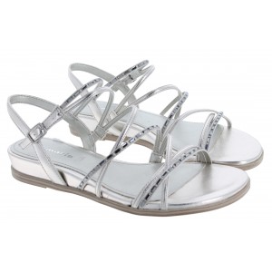 Tamaris 28103 Flat Sandals - Platinum