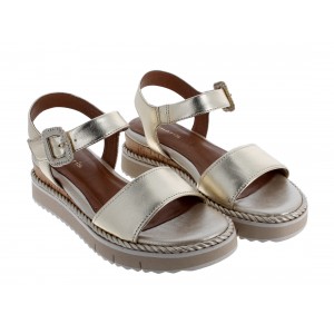Tamaris 28247 Sandals - Light Gold Leather