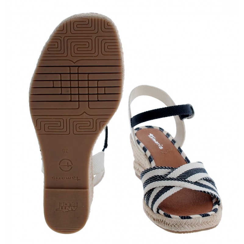 Nayeli 28367 Wedge Sandals - Blue Combi