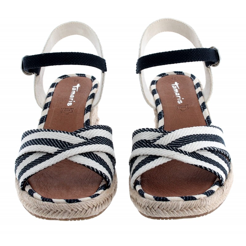 Nayeli 28367 Wedge Sandals - Blue Combi