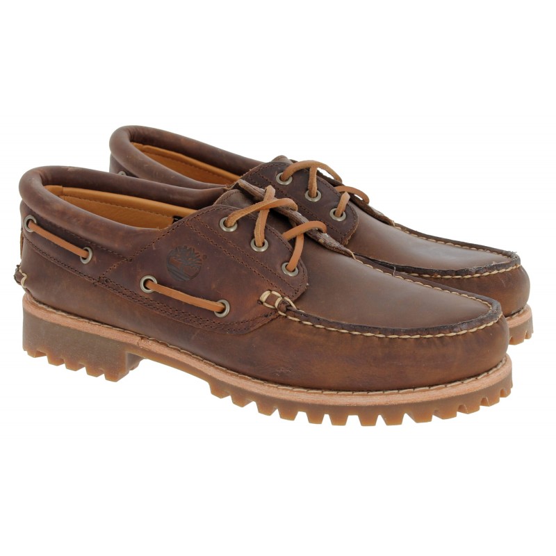 Authentics 3 TB0A62FW94 Boat Shoes - Cathay Spice Leather