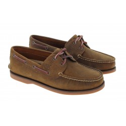 Timberland Mens Classic Boat Shoes TB01001R2141 - Brown Full Grain