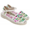 Garbet Flat Espadrille Sandals - Multi Floral Cotton