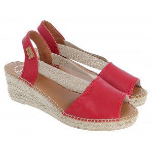 Toni Pons Teide-P Slingback Espadrilles - Red Leather