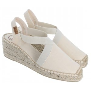 Toni Pons Ter Wedge Espadrilles - Cru Cotton