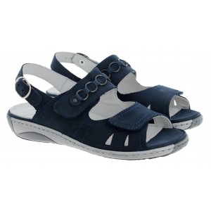 Waldlaufer Garda 210004 Sandals - Marine Nubuck Waldlaufer Garda 210004 Sandals - Marine Nubuck