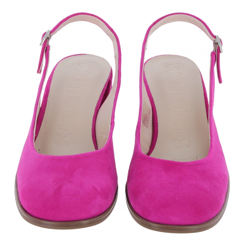 H-5703 Sling Back Shoes - Orchid Suede