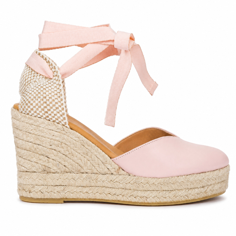 Aris 37 Espadrilles - Pink Leather