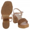 Julia L-1501 High Heel Sandals - Sand Leather