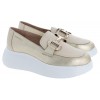 Montreal A-3604 Loafers - Platino Cream Leather