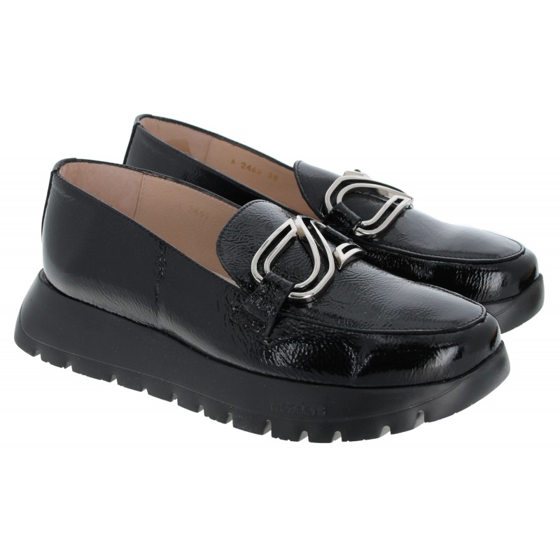 Sidney A-2462 Shoes - Black Leather