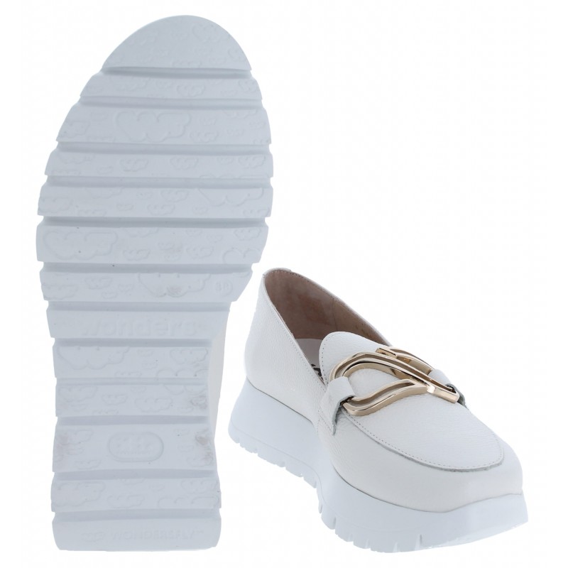 Sidney A-2462 Shoes - Off White Leather