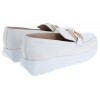 Sidney A-2462 Shoes - Off White Leather