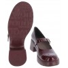 Flytres 22 E-7122 Mary Jane Shoes - Burgundy Patent