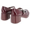 Flytres 22 E-7122 Mary Jane Shoes - Burgundy Patent