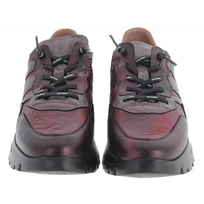 Odisei 91 A-2491 Trainers - Burgundy Leather Odisei 91 A-2491 Trainers - Burgundy Leather