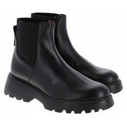 Wonders C-7203 Ankle Boots - Black Leather